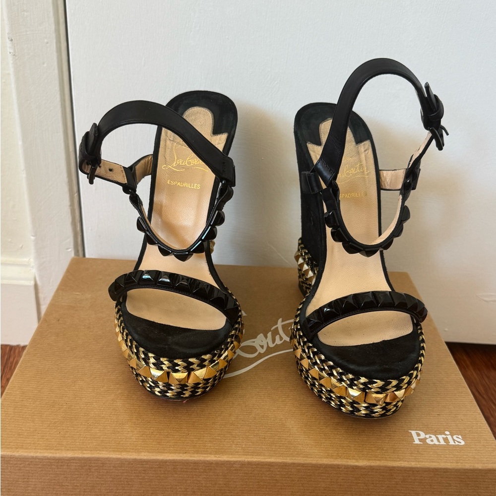 Christian Louboutin wedges size 38